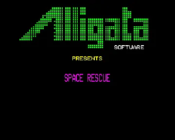 Space Rescue (1983)(Alligata)[h TSTH] screen shot title